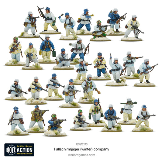 Bolt Action - German Fallschirmjäger Platoon (Winter) (402012102)