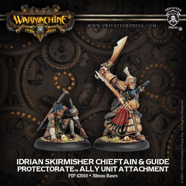 Idrian Skirmisher Chieftain & Guide - pip42010