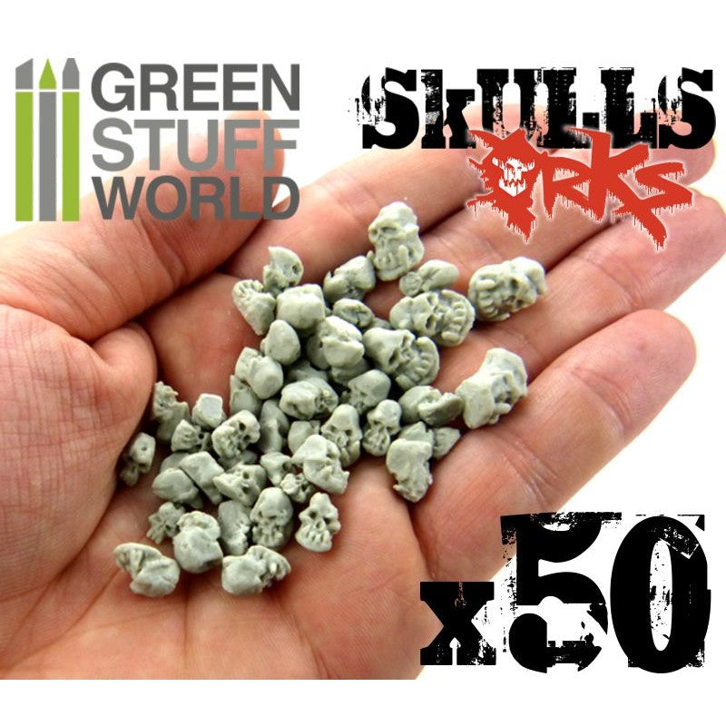 GSW Resin Orks Skulls (1387)