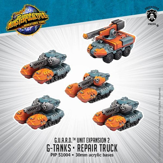 Monsterpocalypse: G.U.A.R.D. - G-Tanks / Repair Truck - pip51004 - Used