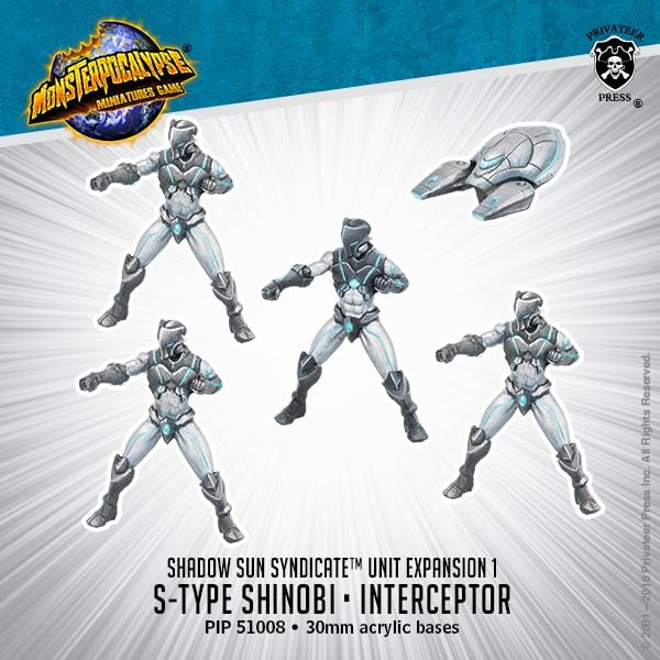 Monsterpocalypse: Shadow Sun Syndicate - S-Type Shinobi / Interceptor - pip51008