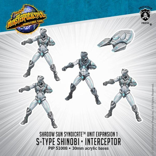 Monsterpocalypse: Shadow Sun Syndicate - S-Type Shinobi / Interceptor - pip51008 - Used