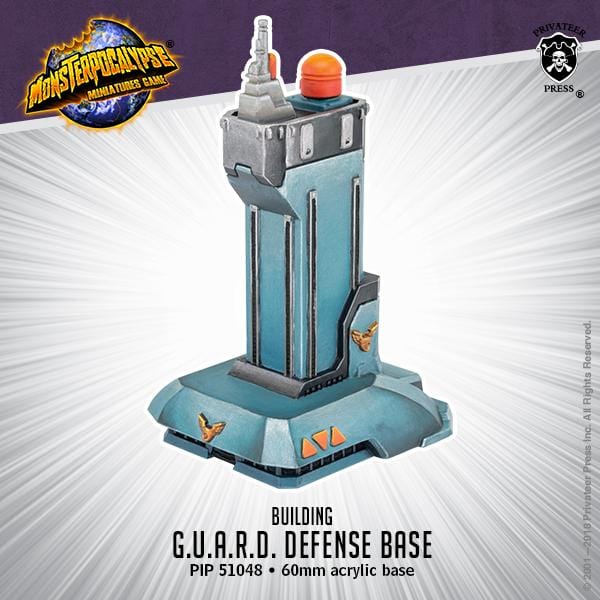 Monsterpocalypse: Building - G.U.A.R.D. Defense Base - pip51048 - Used