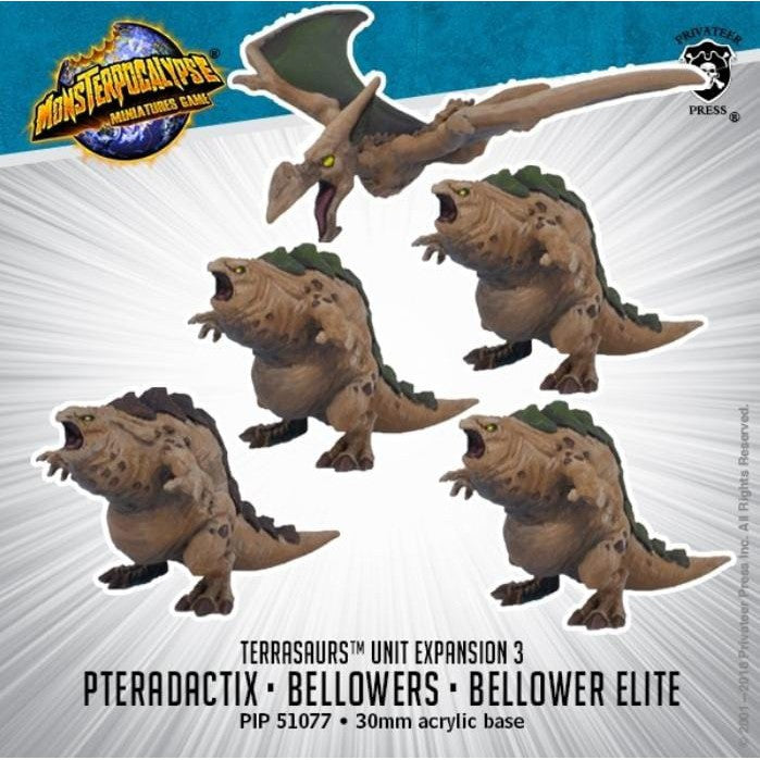 Monsterpocalypse: Terrasaurs - Bellowers / Pteradactix - pip51077 - Used