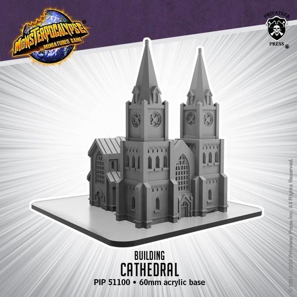 Monsterpocalypse: Building - Cathedral - pip51100 - Used