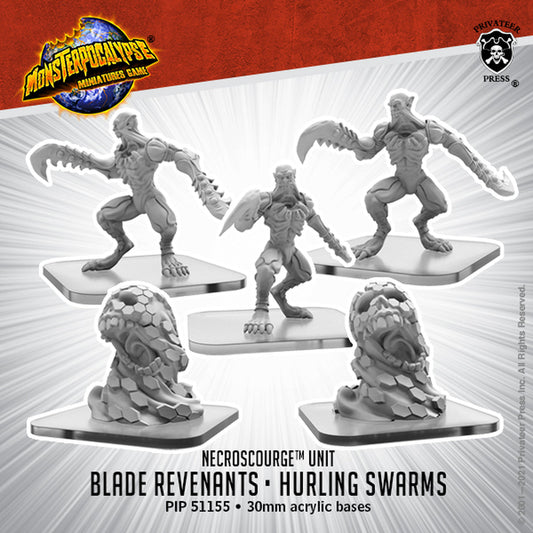 Monsterpocalypse: Necroscourge - Blade Revenants, Hurling Swarm - pip51155