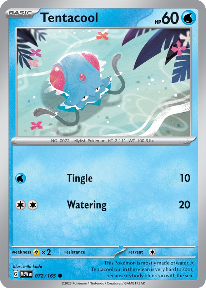 Tentacool (072/165) [Scarlet & Violet: 151]