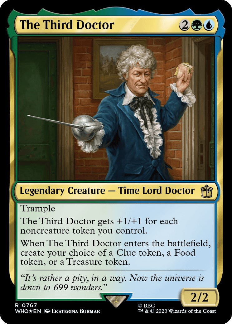 The Third Doctor (Surge Foil) [Doctor Who]