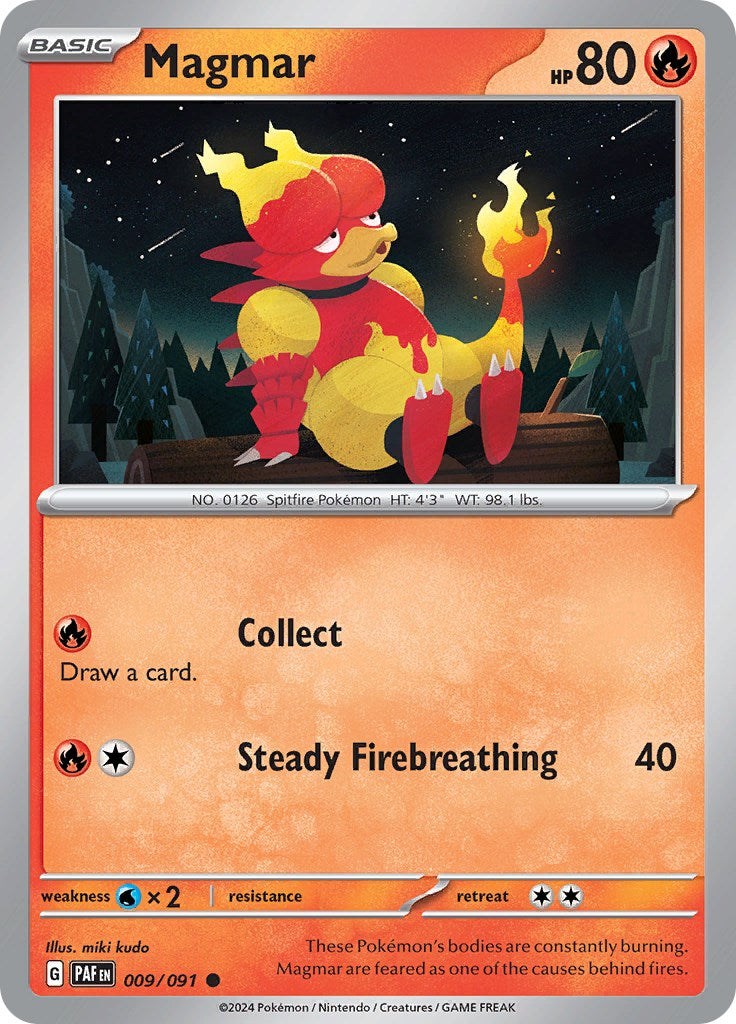 Magmar (009/091) [Scarlet & Violet: Paldean Fates]