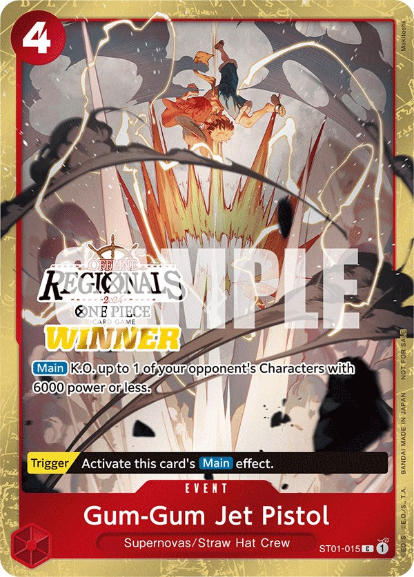 Gum-Gum Jet Pistol (Offline Regional 2024) [Winner] [One Piece Promotion Cards]