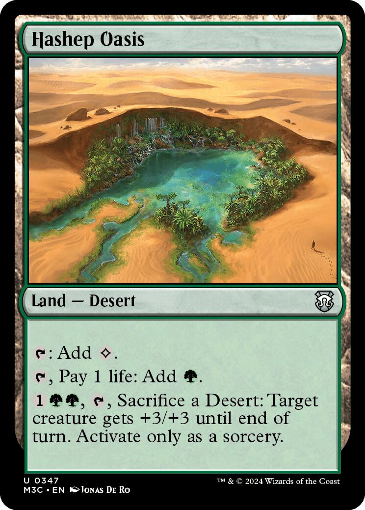 Hashep Oasis [Modern Horizons 3 Commander]