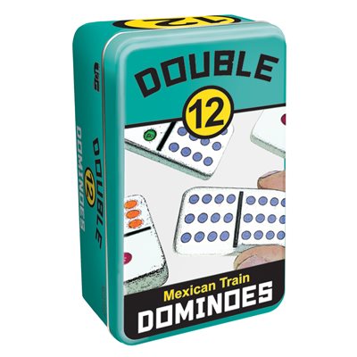 Double 12 Mexican Train Dominoes