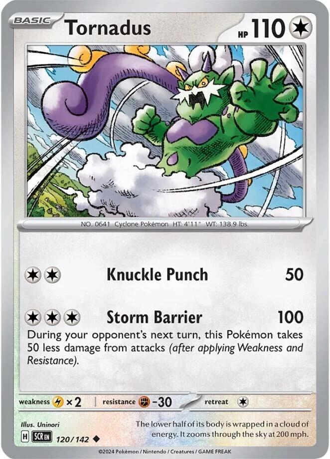 Tornadus (120/142) [Scarlet & Violet: Stellar Crown]