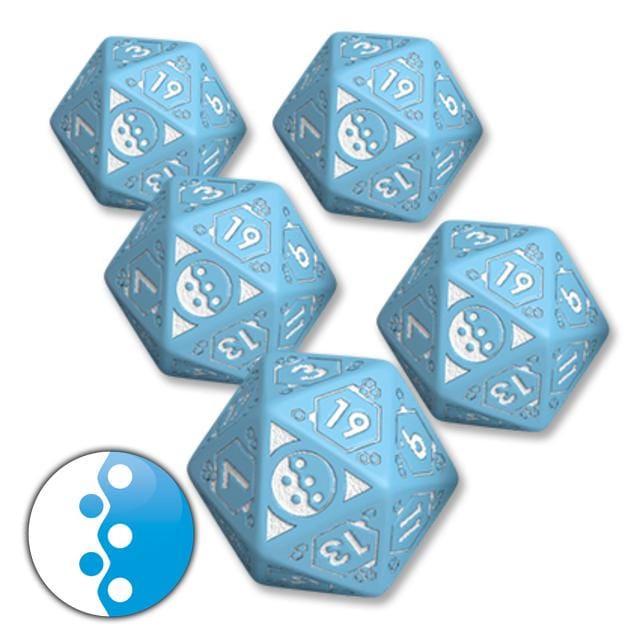 Infinity PanOceania Dice Set (5 D20)