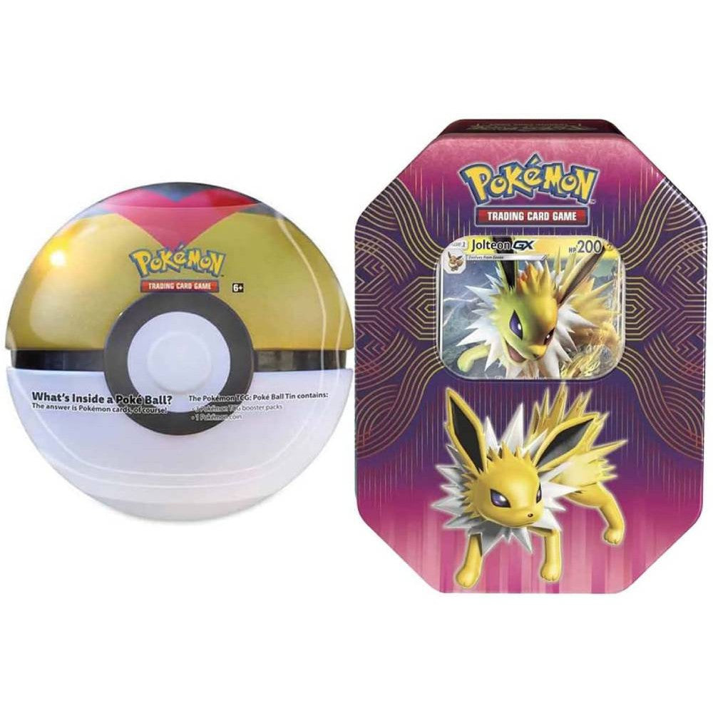 Pokemon: Elemental Power Jolteon GX Tin and Poke Ball