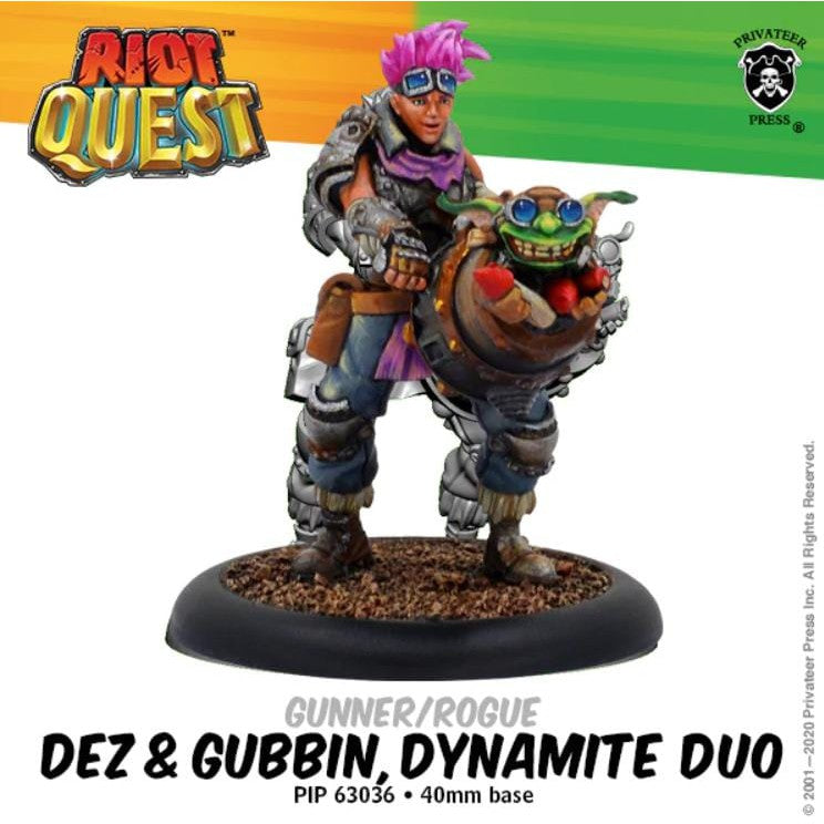 Riot Quest Dez & Gubbin, Dynamite Duo - pip63036 - Used