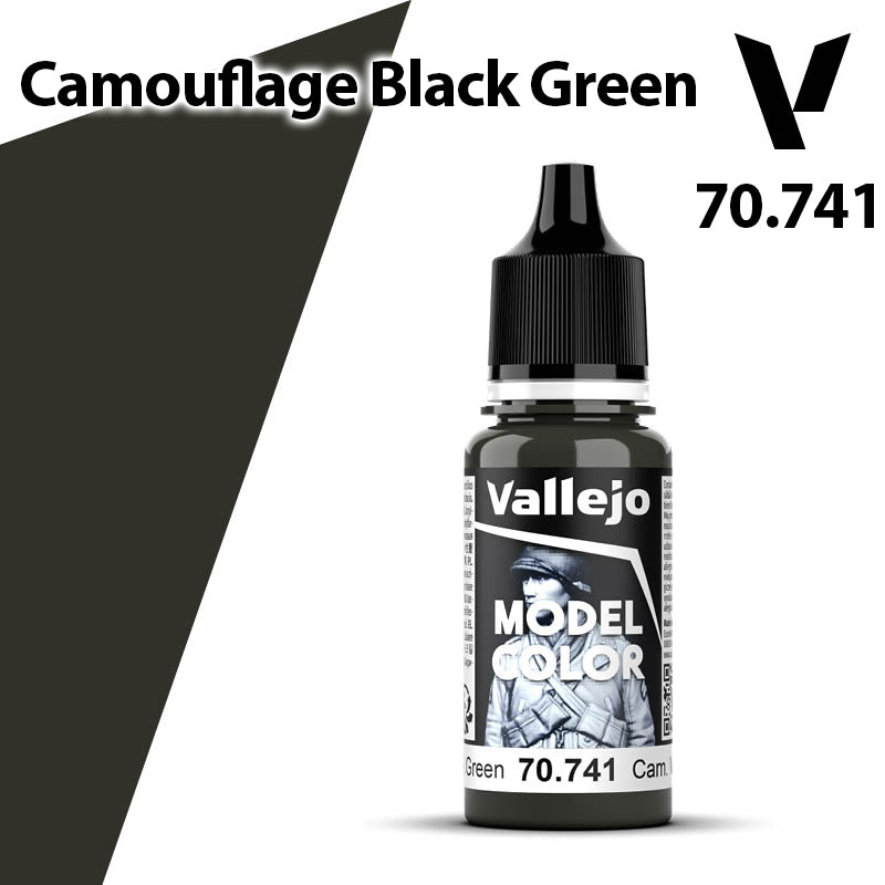 Vallejo Model Color - Camouflage Black Green - Val70741 (109)