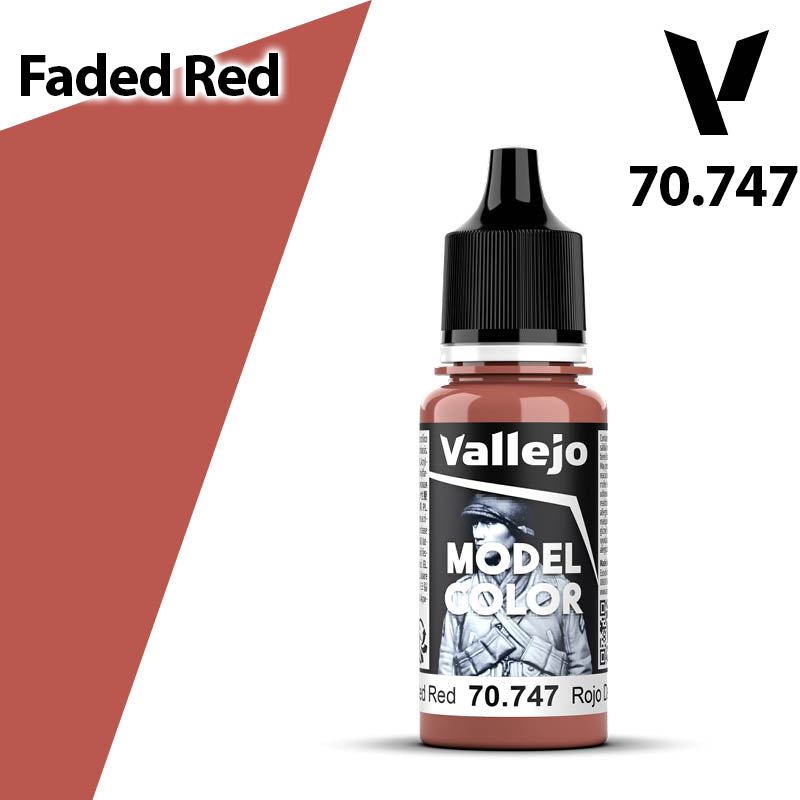 Vallejo Model Color - Faded Red - Val70747 (035)