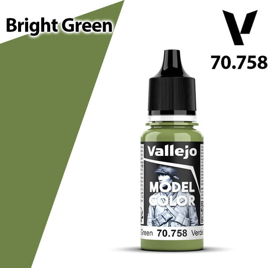 Vallejo Model Color - Bright Green - Val70758 (85)