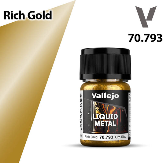 Vallejo Liquid Metal - Rich Gold - Val70793