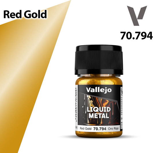 Vallejo Liquid Metal - Red Gold - Val70794