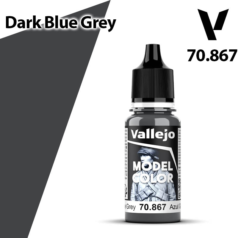 Vallejo Model Color - Dark Blue Grey - Val70867 (180)