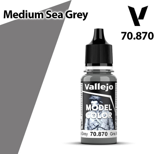 Vallejo Model Color - Medium Sea Grey - Val70870 (181)