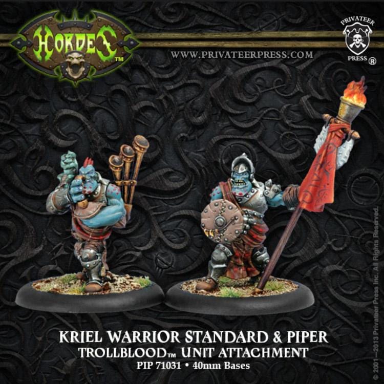 Kriel Warrior Standard Bearer Piper - pip71031 - Used