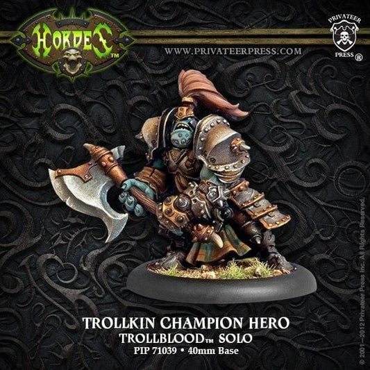 Trollkin Champpion Hero - pip71039 - Used