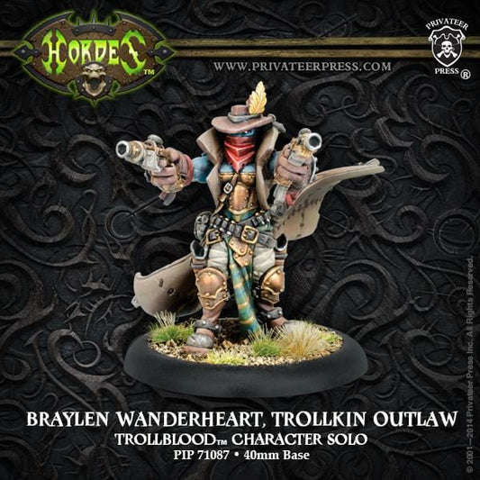 Braylen Wanderheart, Trollkin Outlaw - pip71087 - Used