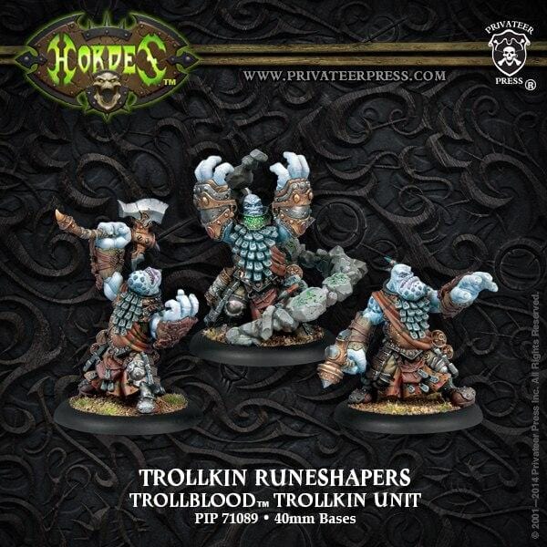 Trollkin Runeshapers (Plastic) - pip71089