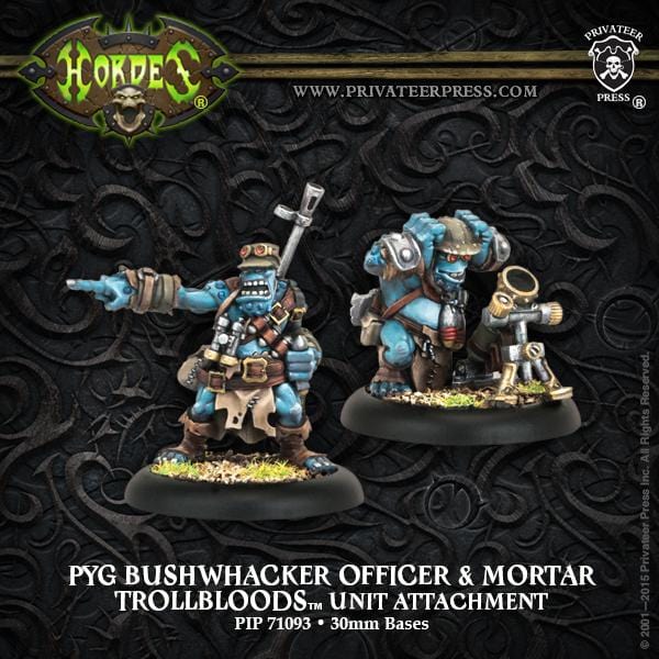 Pyg Bushwhacker Officer & Mortar - pip71093