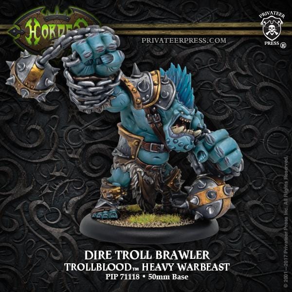 Dire Troll Brawler (Plastic) - pip71118 - Used