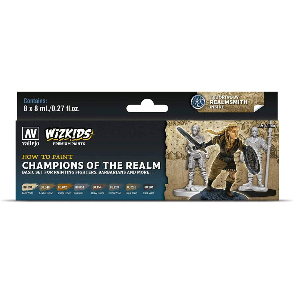 Vallejo Box Set - Wizkids Premium Champions of the Realm - Val80250