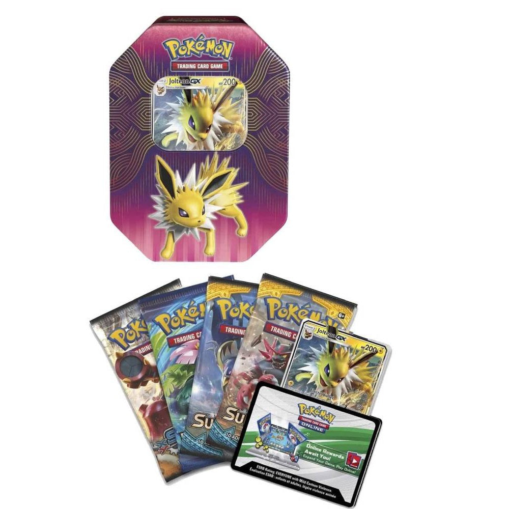 Pokemon: Elemental Power Jolteon GX Tin and Poke Ball