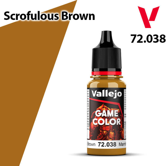 Vallejo Game Color - Scrofulous Brown - Val72038