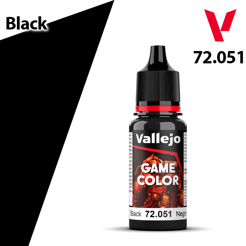 Vallejo Game Color - Black - Val72051 (80)