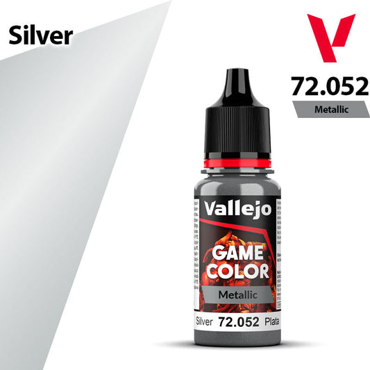 Vallejo Game Color - Metallic Silver - Val72052 (121)