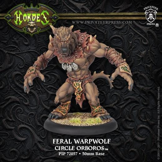 Feral Warpwolf (Plastic) - pip72057-1 - Used