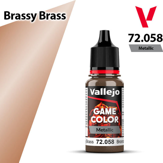 Vallejo Game Color - Metallic Brassy Brass - Val72058 (127)