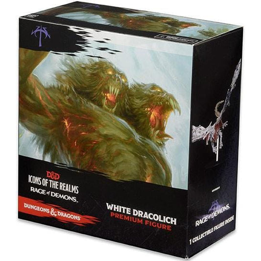 D&D Icons of the Realms: Rage of Demons - White Dracolich (case Sensitive) ( 72068 )