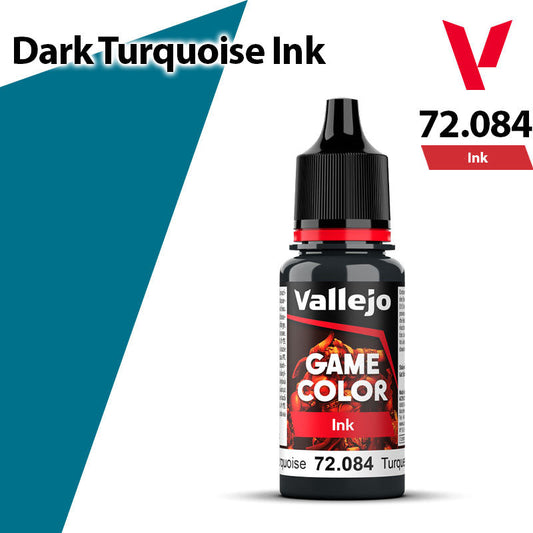 Vallejo Game Color - Ink Dark Turquoise - Val72084 (116)