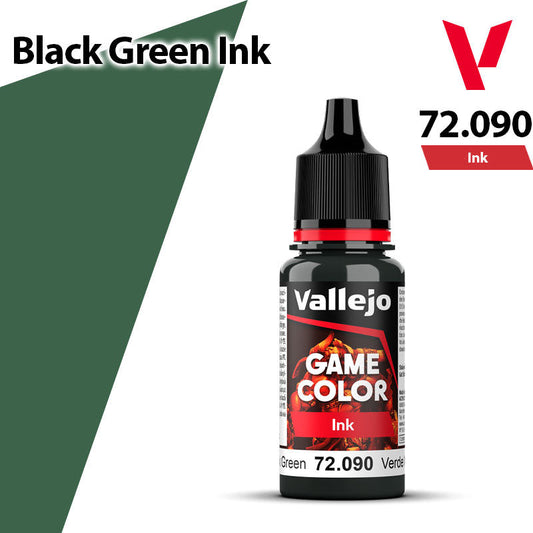 Vallejo Game Color - Ink Black Green - Val72090 (118)