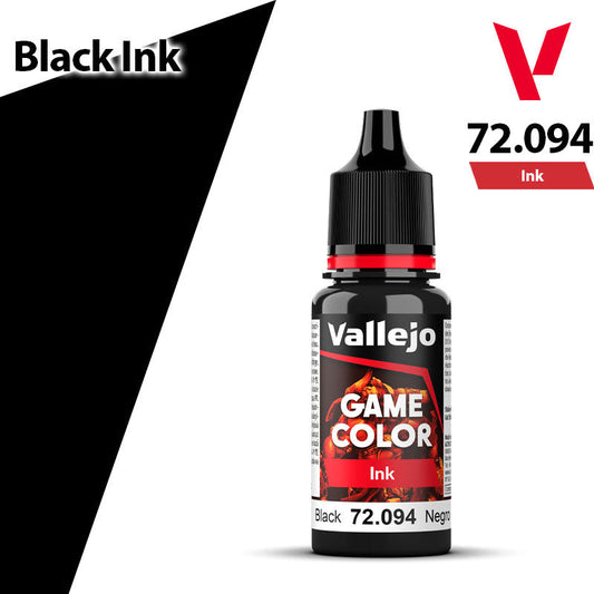 Vallejo Game Color - Ink Black - Val72094 (120)