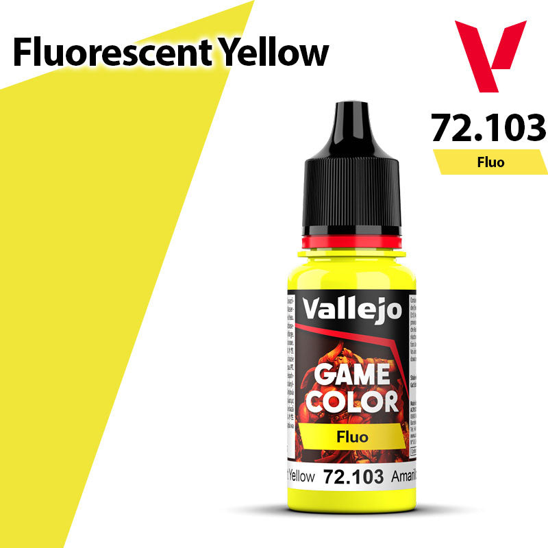 Vallejo Game Color - Fluorescent Yellow - Val72103 (101)