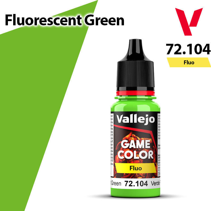 Vallejo Game Color - Fluorescent Green - Val72104 (107)