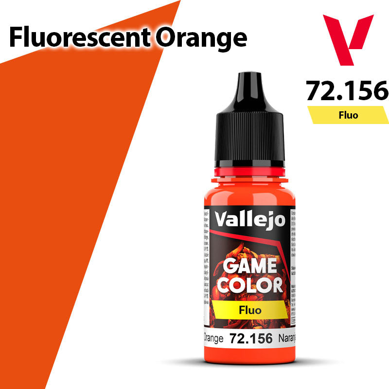 Vallejo Game Color - Fluorescent Orange - Val72156 (102)