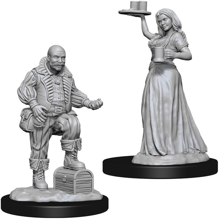 Pathfinder Unpainted Minis - Merchants/Serving Girls ( 72584 )