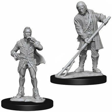 Pathfinder Unpainted Minis - Towns People (Farmer/Aristocrat) ( 72585 )