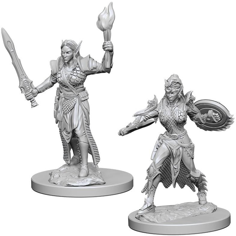 Pathfinder Unpainted Minis - Elf Female Fighter ( 72599 )